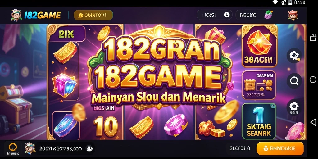 Screenshot gameplay 182GAME yang menampilkan keseruan bermain slot.