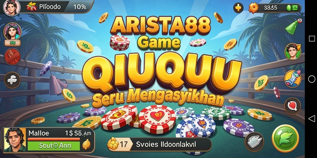 Tampilan gameplay QiuQiu yang menarik dan seru.