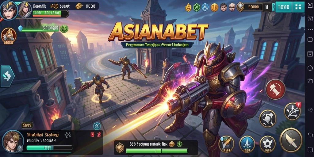 Tampilan dinamis gameplay ASIANABET dengan strategi kompetitif.