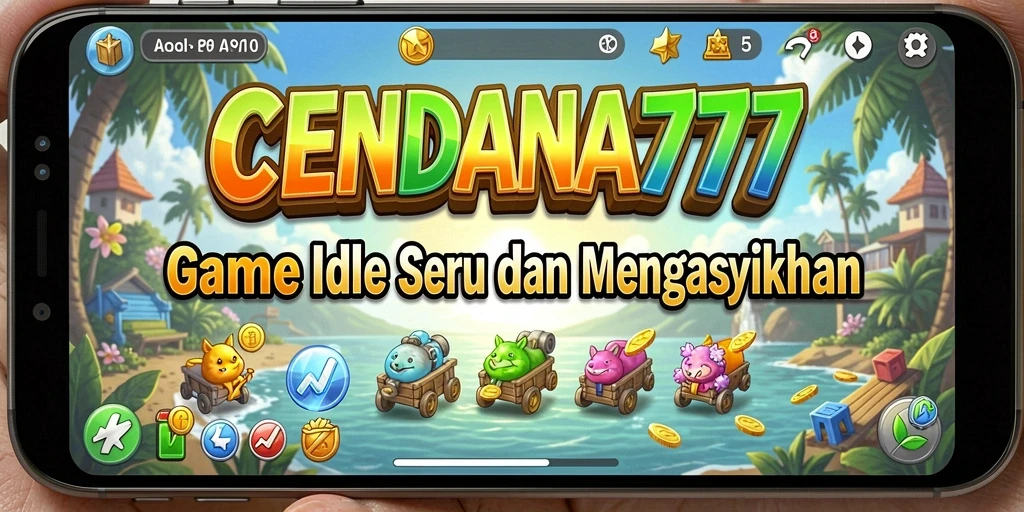 Tampilan gameplay CENDANA777 dengan elemen Idle yang menarik.