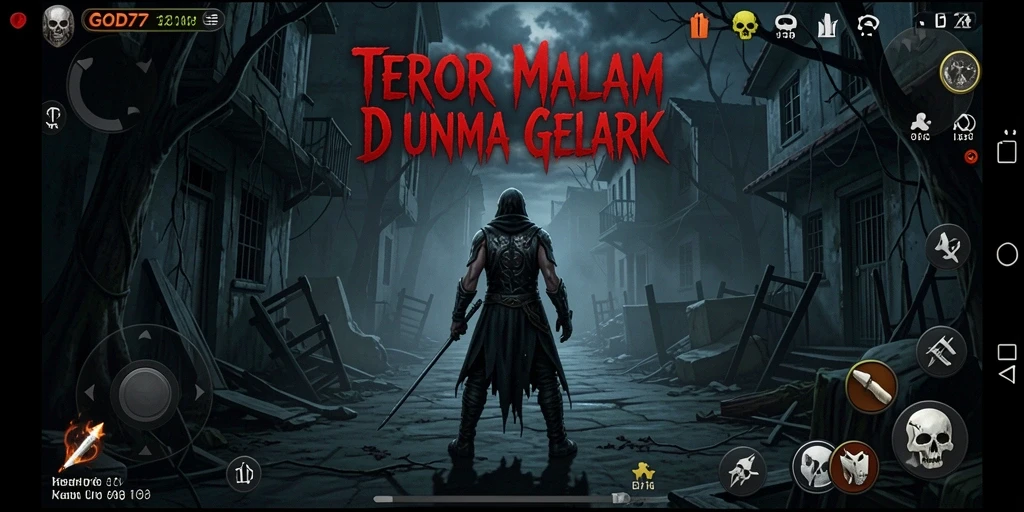 Gameplay GOD77 menunjukkan ketegangan dan atmosfer horor yang mendalam.