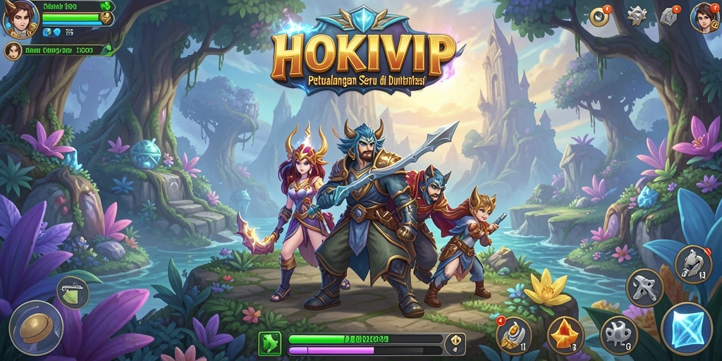 Screenshot gameplay HOKIVIP yang menampilkan petualangan epik.
