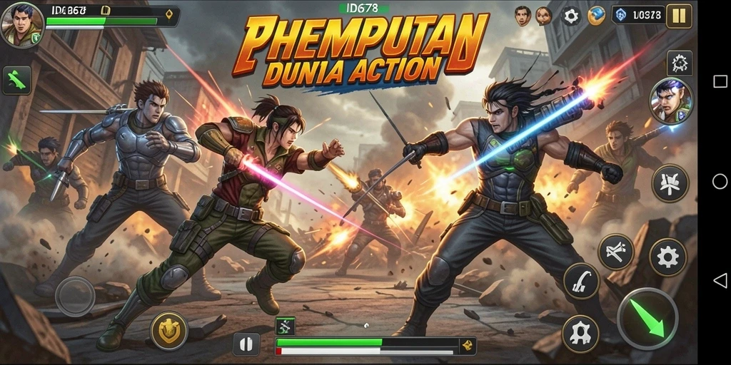 Gameplay seru dan mendebarkan di dalam ID678.