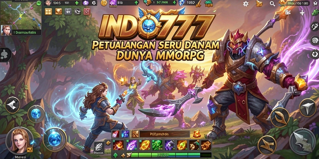 Gameplay seru INDO777 di dunia MMORPG yang menakjubkan.
