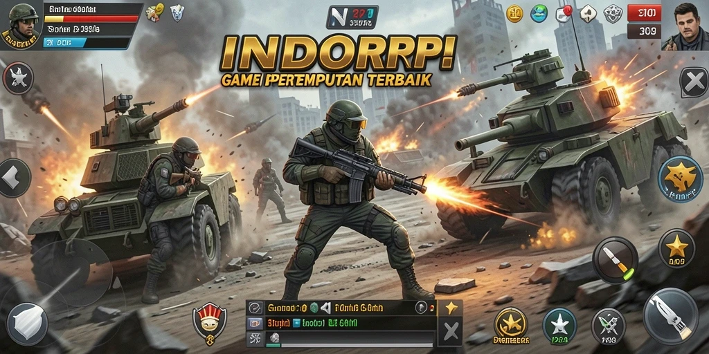 Tampilan gameplay menarik dan seru dalam INDORP.