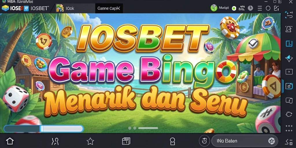 Screenshot gameplay Bingo IOSBET yang seru dan interaktif.