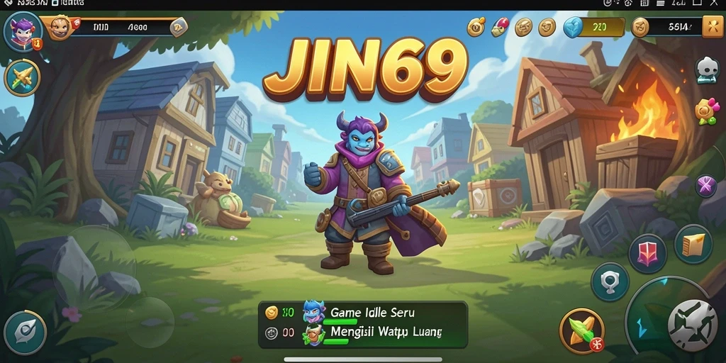 Tampilan permainan JIN69 yang menampilkan elemen Idle yang menarik.