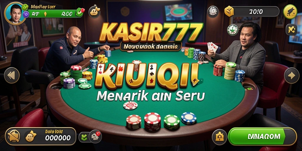 Screenshot permainan QiuQiu KASIR777 menampilkan antarmuka yang menarik.