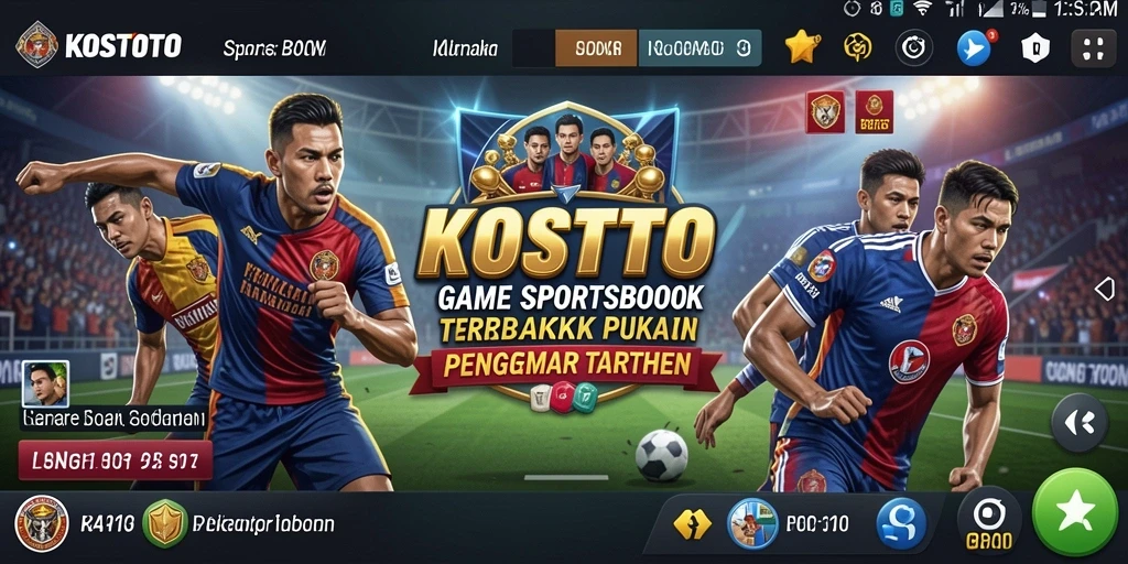 Tampilan antarmuka KOSTOTO yang menarik dan mudah digunakan.