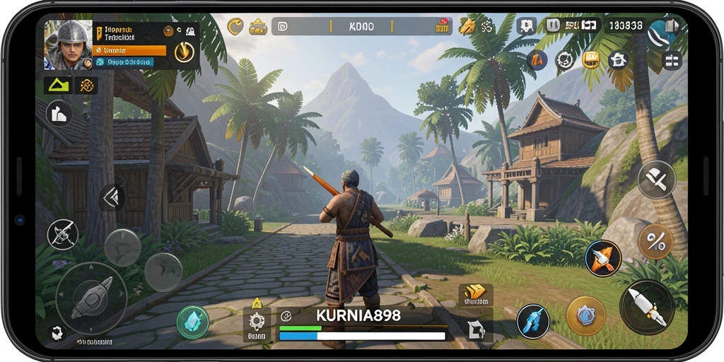 Tampilan gameplay KURNIA898 saat simulasi sedang berlangsung.