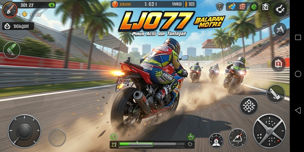 Tampilan menarik dari gameplay LJO777 yang intens dan penuh aksi.