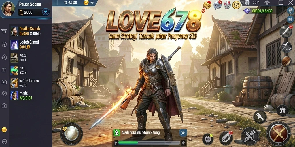 Tampilan gameplay SLG yang mendebarkan dan interaktif.