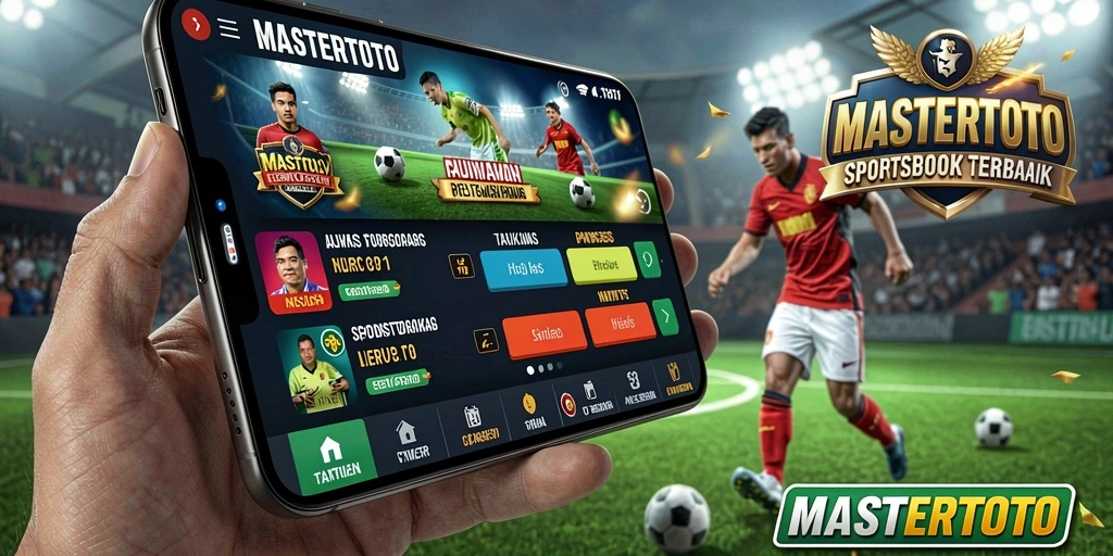 Tampilan utama MASTERTOTO dengan antarmuka taruhan yang menarik.