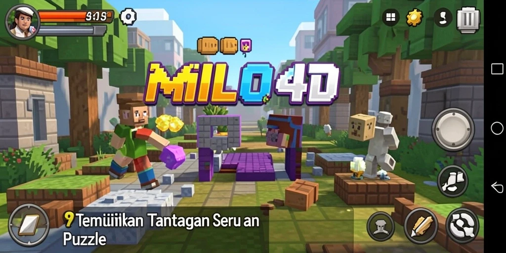 Tampilan gameplay yang seru dan penuh teka-teki.