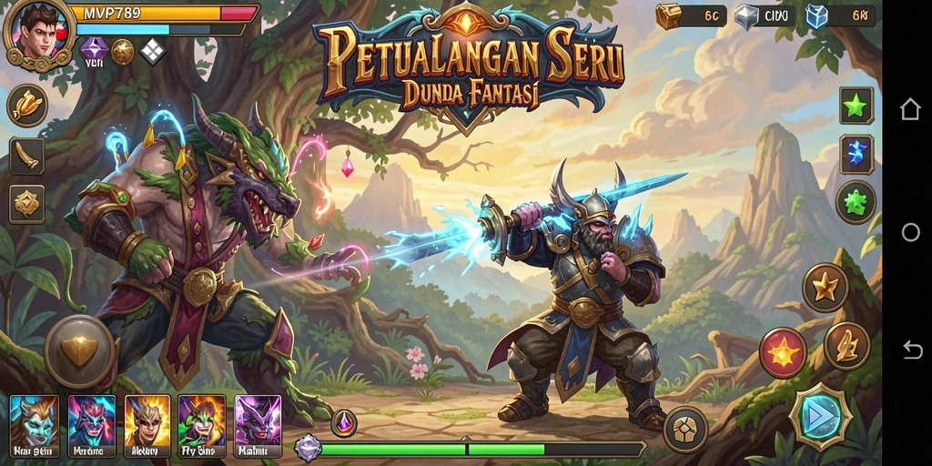 Tampilan utama gameplay MVP789 yang mendebarkan dan penuh tantangan.