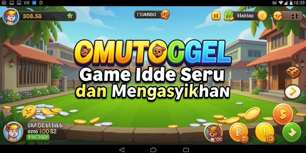 Tampilan aksi gameplay seru di OMUTOGEL yang menyoroti keseruan game Idle.
