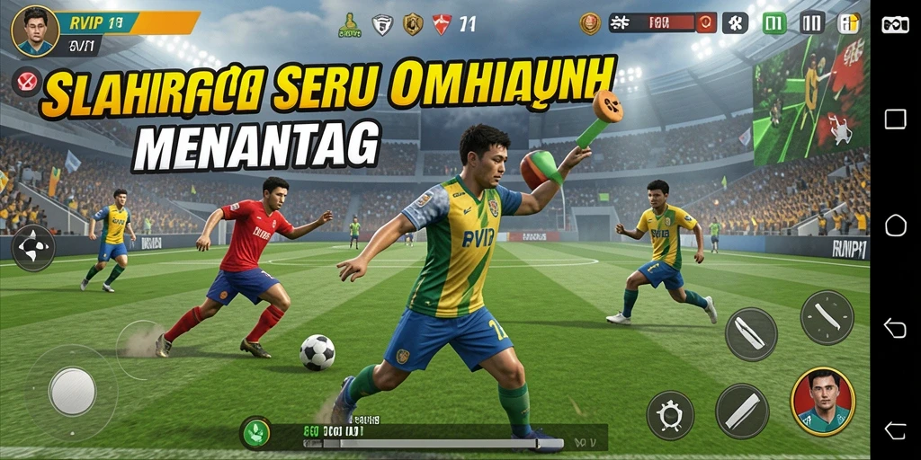 Tampilan gameplay RVIP1 yang seru dan kompetitif dalam olahraga.