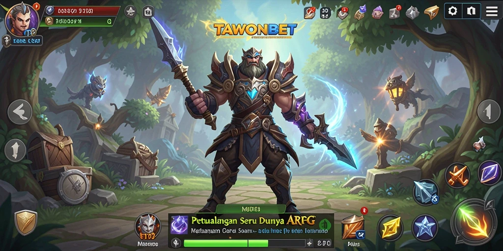 Gameplay seru dalam dunia fantasi TAWONBET yang interaktif.